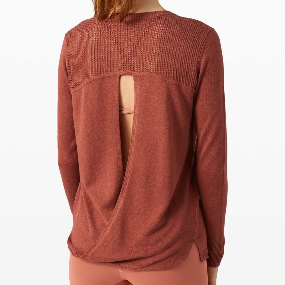 Lululemon Back To Balance Long Sleeve Sweater